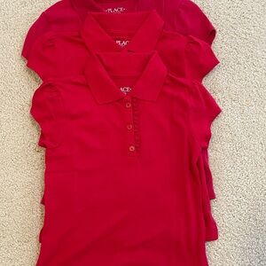 The Children's Place Red Uniform Polo Shirt